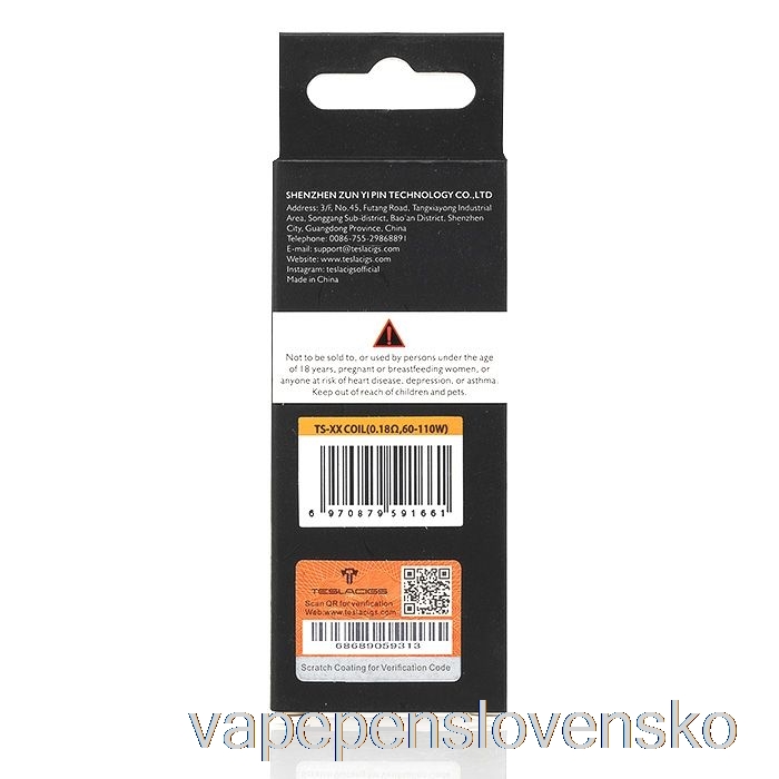 Teslacigs Ts Tallica Mesh Náhradné Cievky 0,18ohm Ts-xx Mesh Coils Vape Bez Nikotinu